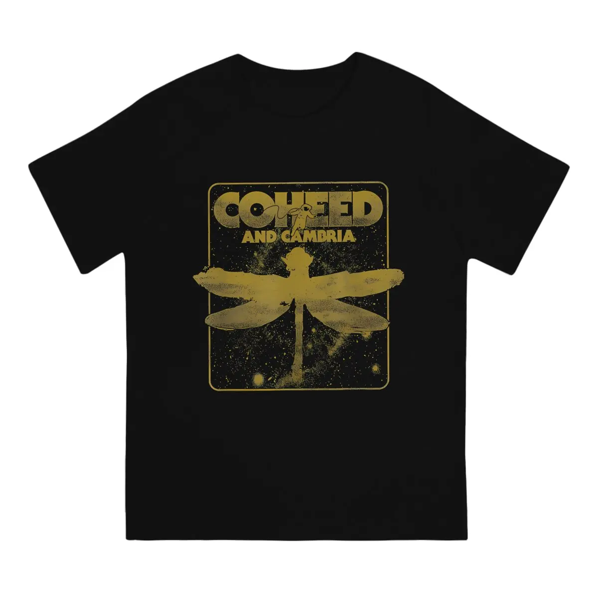 Men's T-Shirts Dragonfly Rising Funny Tees Short Sleeve Coheed And Cambria T Shirts O Neck Clothes Party