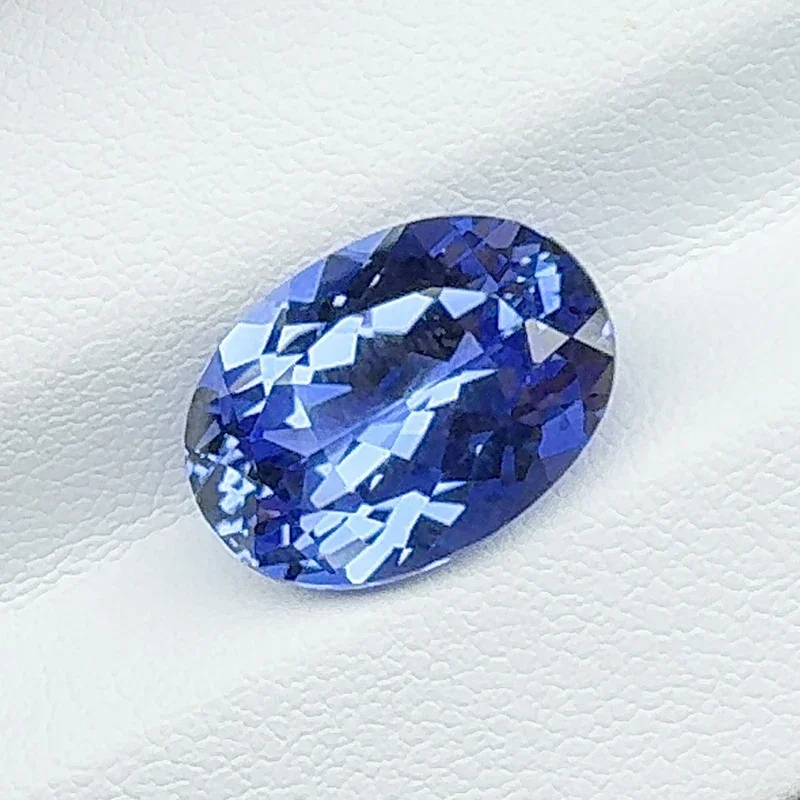 Piedra preciosa VVS1 de color azul real, color azul real, corte ovalado, 10x14mm, 8ct, para hacer joyería Diy con certificado AGL