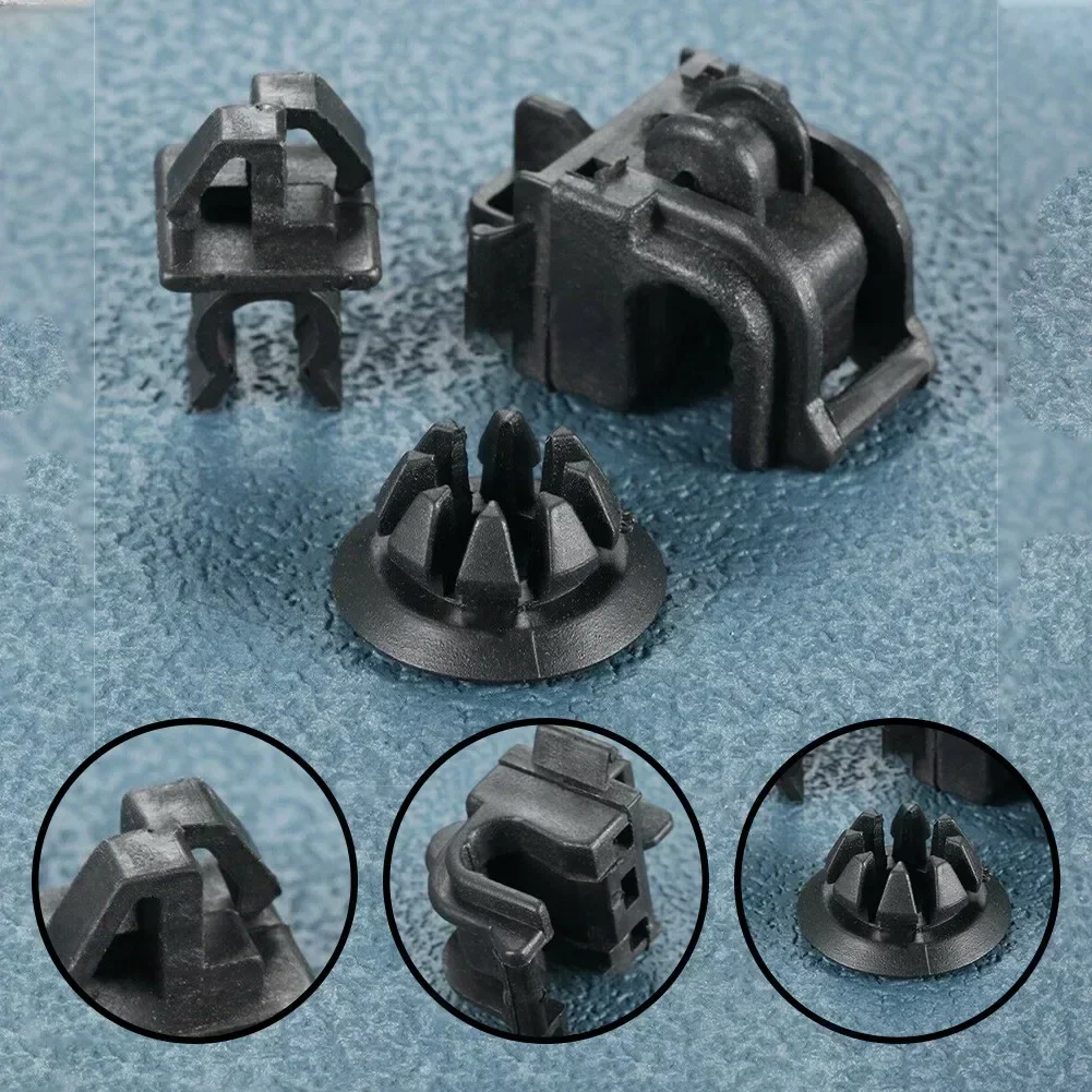 3X Car Hood Rod Holder Opener Stay Grommet Clip For Honda For Accord Odyssey 90601-S84-A01 Exterior Engine Clip Car Accessories