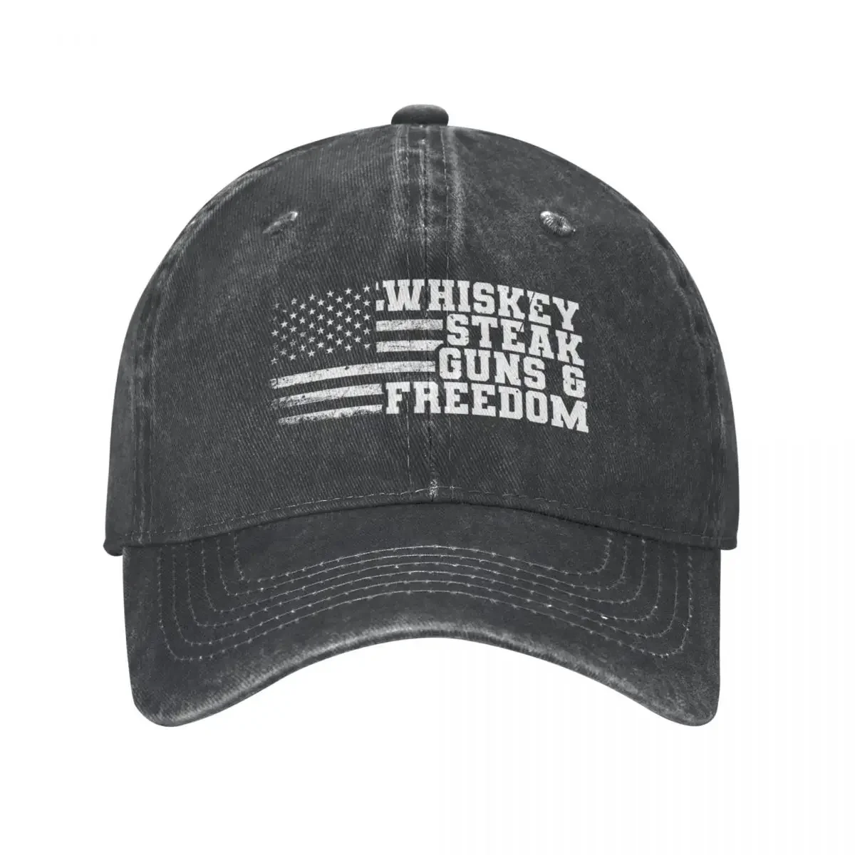 Guns Not Money - Whishkey Steak Guns n Freedom Cowboy Hat New In Hat funny hat Vintage Designer Elegant Women's Hats Men's