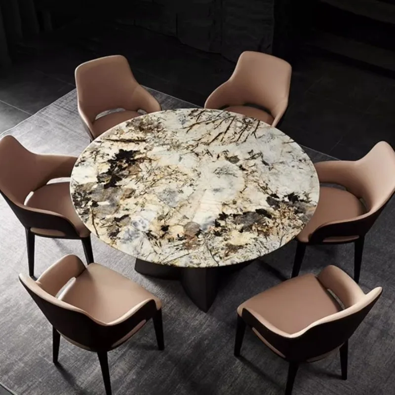 Restaurant Dining Table Conference Marble Console Center Terrace Dining Table Reception Poker Mesas De Jantar Salon Furniture