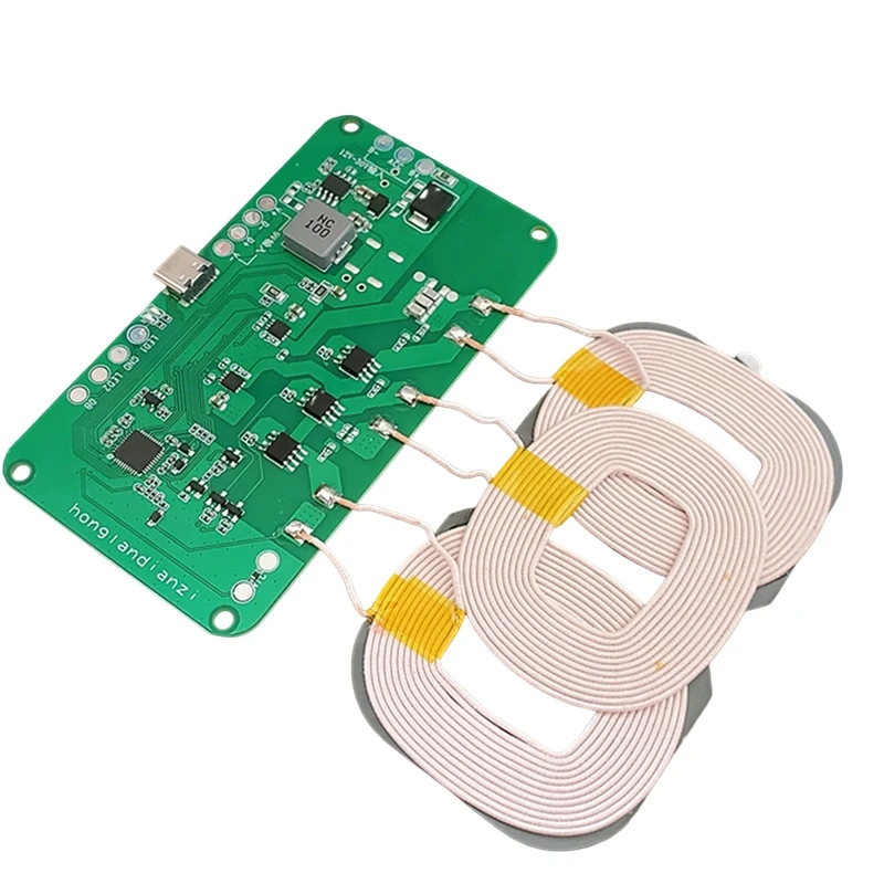 12V 5V 2A Wireless Fast Charger Charging Transmitter Module Circuit Board 5W/10W/15W Coil Receiver For CAR