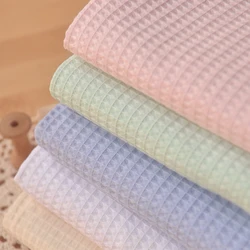 Soft Waffle Fabric,8 Color Series,DIY Quilting&Sewing Sleepwear,Bathrobes,Pillowcase,Cushion Material For Baby &Children