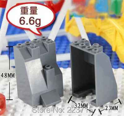 *Mountain element 4x3x5*5 pcs DIY enlighten block brick part No.  Compatible With Other Assembles Particles
