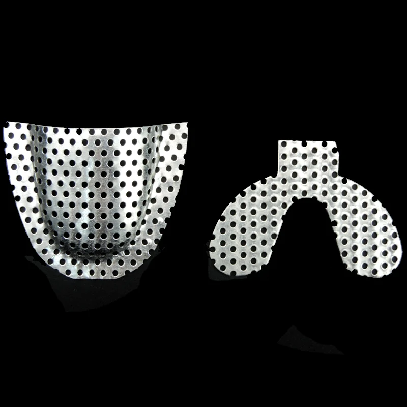 5pcs Metal Palatal Reinforcement Mesh Upper Lower Dental Lab Gold/silvery For Acrylic Partial Denture Materials