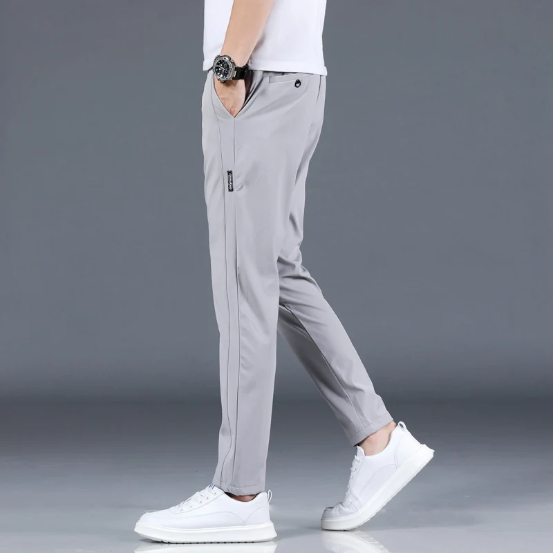 2024 Primavera Verano pantalones de Golf para hombres alta calidad elasticidad moda Casual pantalones transpirables ropa de hombre