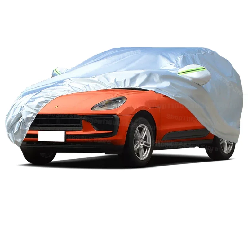 For Porsche Macan Car Cover Outdoor Protection Covers Snow Sunshade Waterproof Dustproof Exterior UV Car Accessories