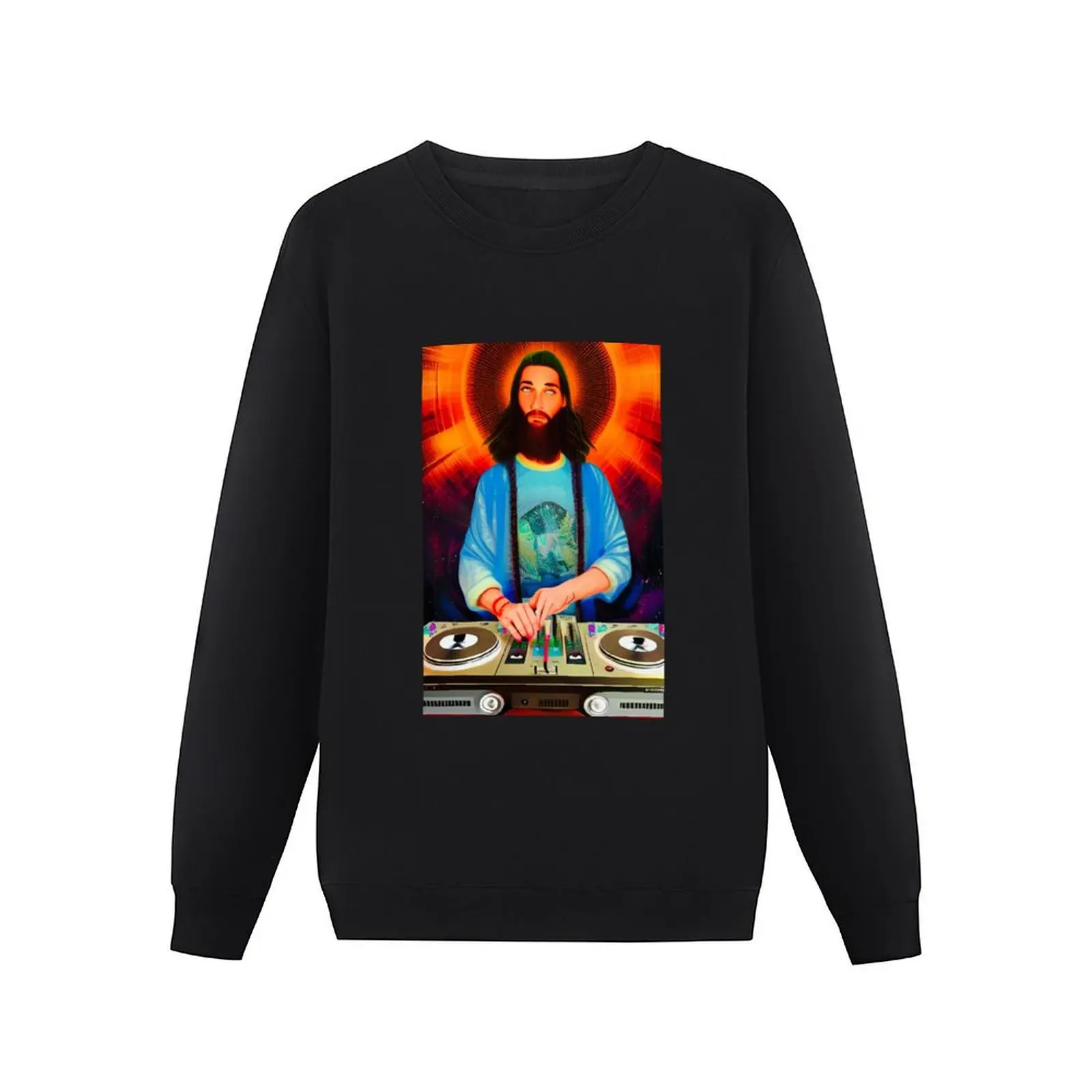 Dj Jesus Pullover Hoodie graphic t shirts men new hoodies and sweatshirts