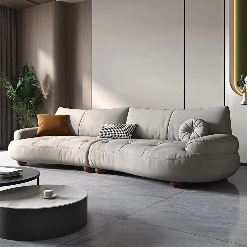Minimalist Living Room Sofas European Designer Wooden Modern Daybed Sofas Recliner Nordic Italian Canape Salon Home Furniture