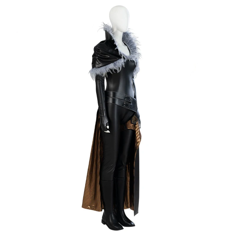 Final Fantasy XVI Game Benedikta Harman Cosplay Women Black Jumpsuit Full Set Halloween Carnival Party FF16 Combat Suits