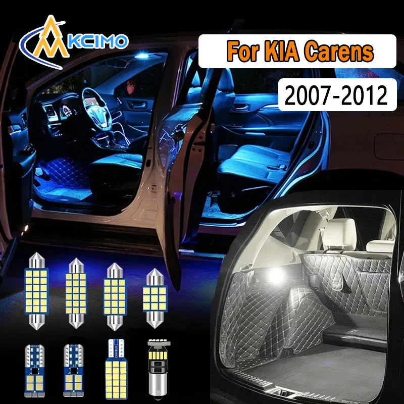 

Canbus LED Interior Light Kit For KIA Carens 2007-2012 Super Bright Dome Map Door Lights Easy Install Bulbs Set