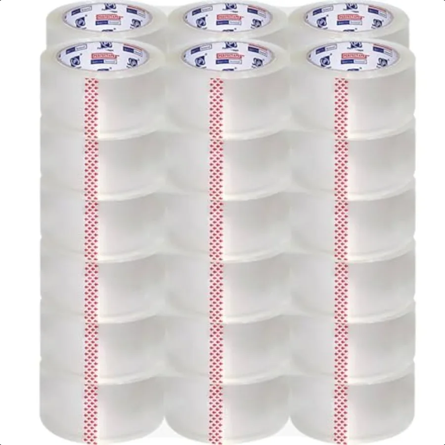 

Heavy Duty Packing Tape 36 Rolls Total 2160Y Clear 2.7 mil 1.88 inch x 60 Yards Ultra Strong Refill for Packaging and Shipping
