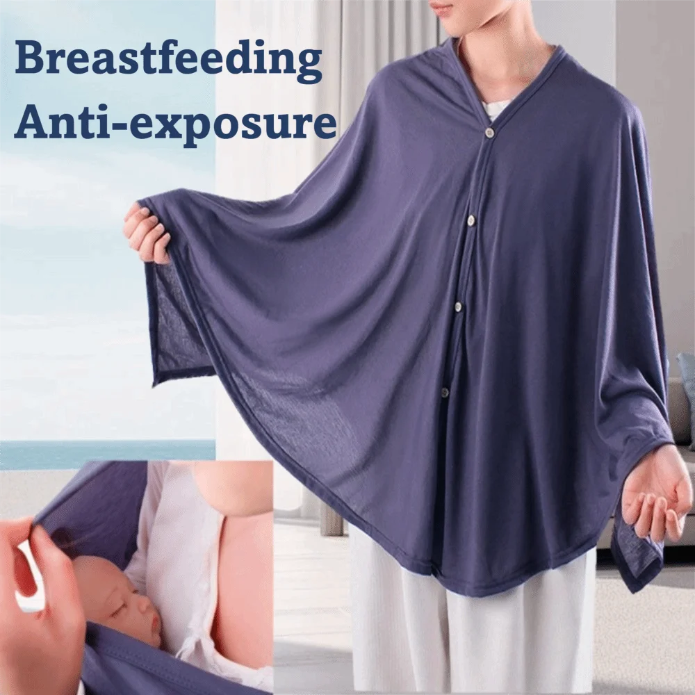 

Four Seasons Baby Nursing Cover PLUS Size Breathable Breastfeeding Shawl Multipurpose Lightweight Baby Blanket Pregnant Women