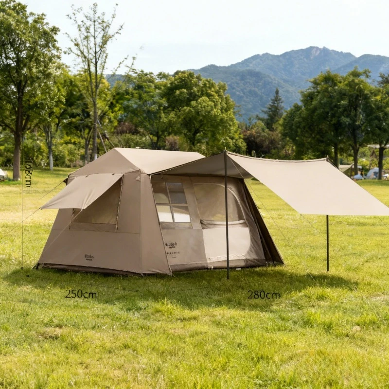 

Large Tent Monsters Side Awning Outdoor Retractable Awnings Outdoors Tarp Black Coating Shade Membrane Veranda Balcony Visor