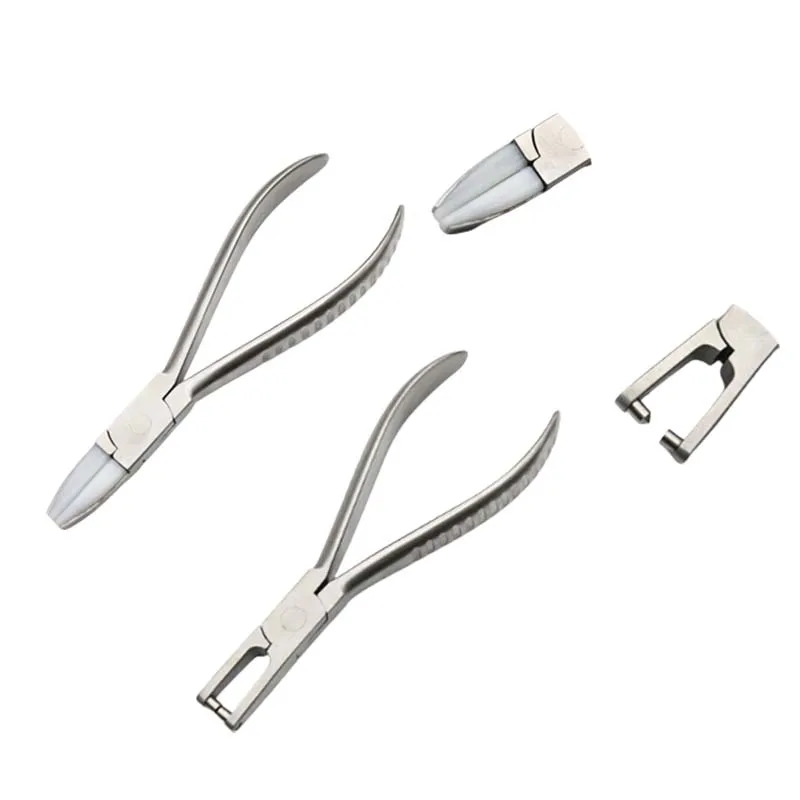 Juego de alicates para gafas, almohadilla para la nariz, cortador de tornillo, ajustador de bloque de Chip Trident, herramienta de reparación de