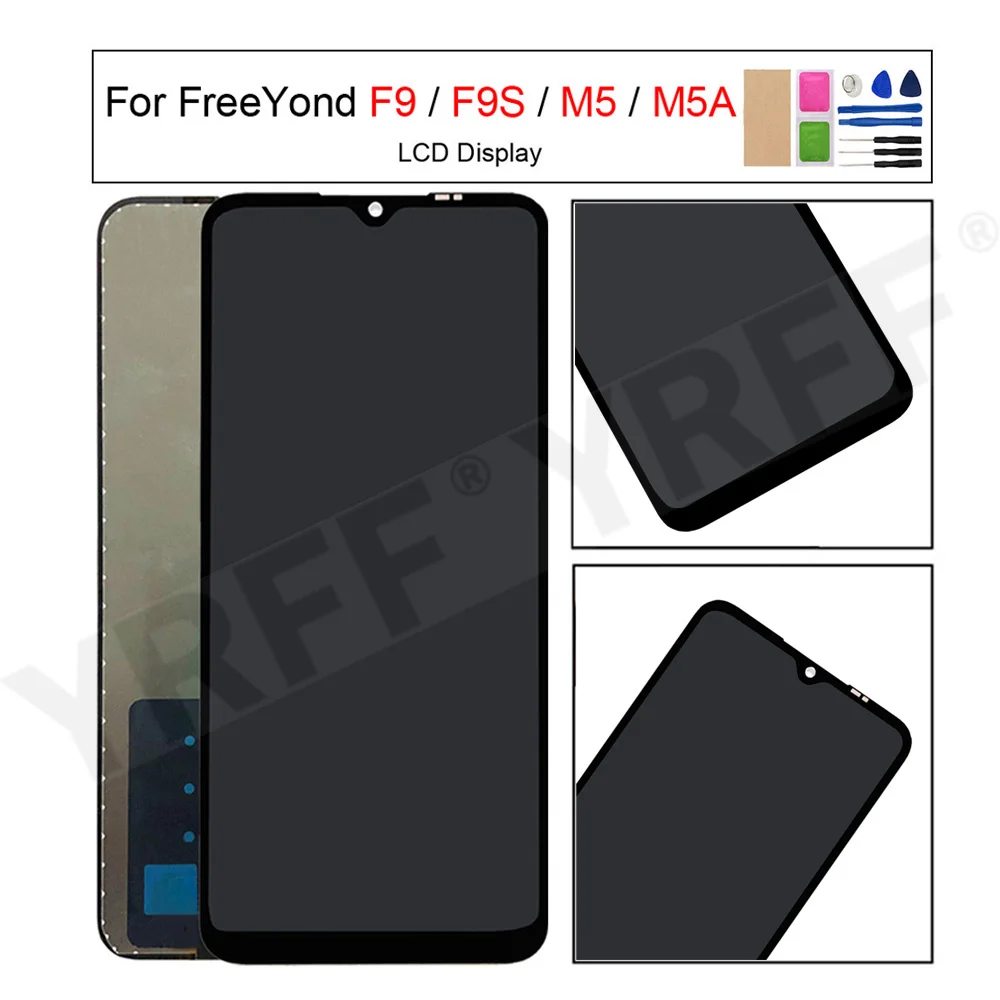 Touch Screen Digitizer Assembly for FreeYond M5 M5A F9 F9S LCD Display , Phone Screen Replacement Parts