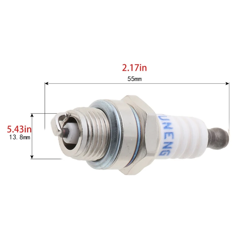2x เครื่องตัดแปรงเลื่อยลูกโซ่สำหรับหัวเทียน 25cc 52cc 62cc ใช้งานร่วมกับ 2 Strok