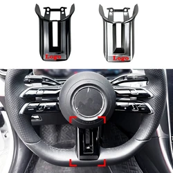 Car Steering Flat Wheel Lower Cover Trim For Mercedes Benz C E S CLS Class W206 W213 W 223 C257 2021 2022 2023 AMG Style