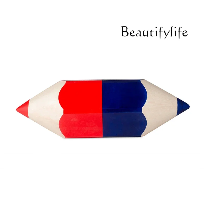 Si Modern Creative Designer Fashion Pencil Bench Children's Model Room Living Room Bedroom Decoration