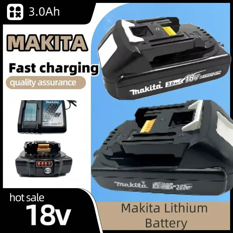 

Makita 18V 3.0Ah Rechargeable Battery – Replacement for BL1840B/BL1880 DDF487 Tools