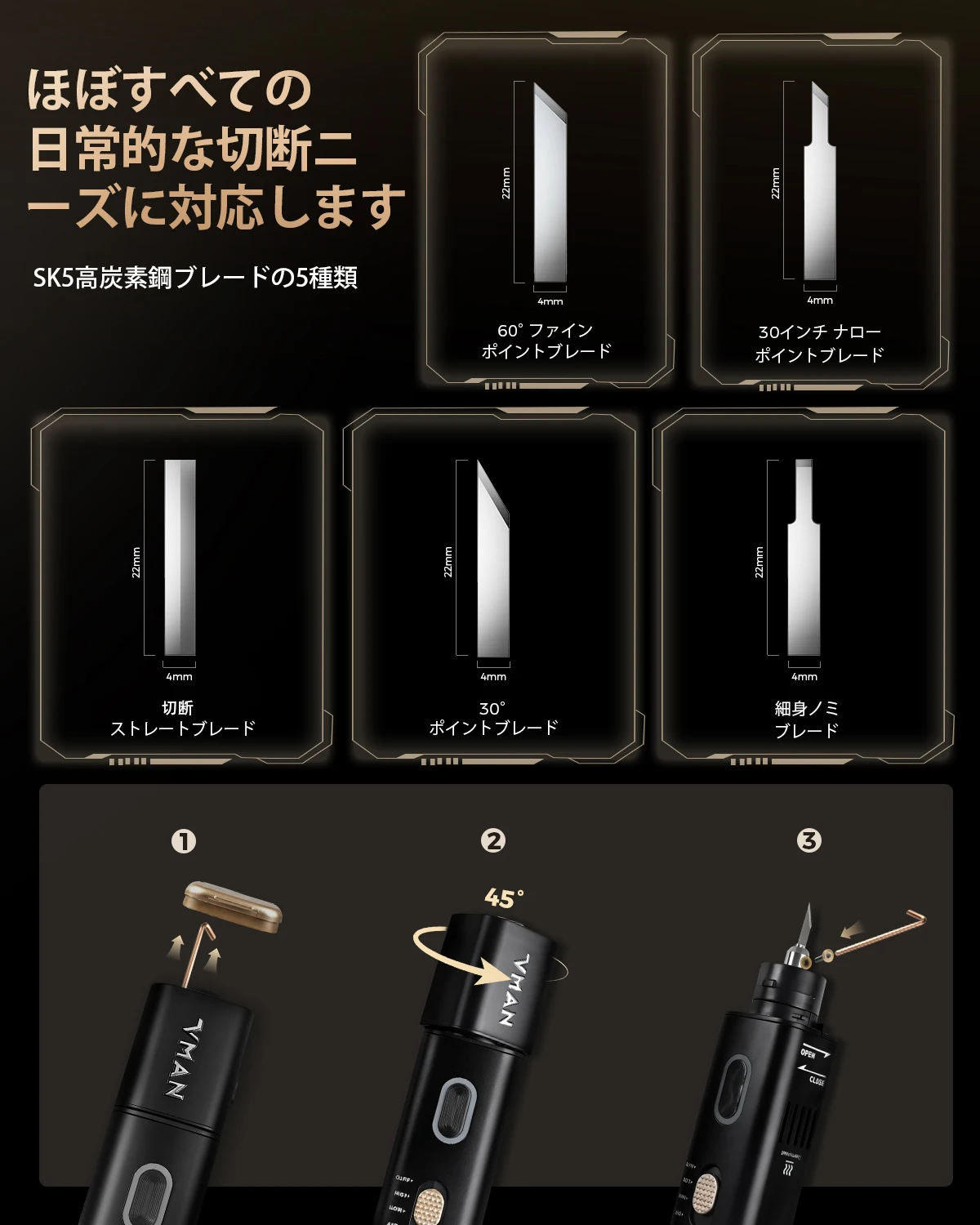 JAKEMY JM-Y10 pro Ultrasonic Cutting Machine 35W Powerful Electric DIY Carving Tools Plug-in Only No Battery US/JP Spec