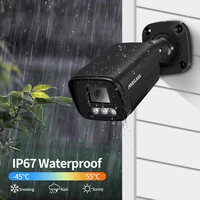 ASECAM 4K 8MP IP Camera Audio CCTV Recording Outdoor POE H.265 Onvif Metal Black 4MP Human Detection Surveillance Camera 6
