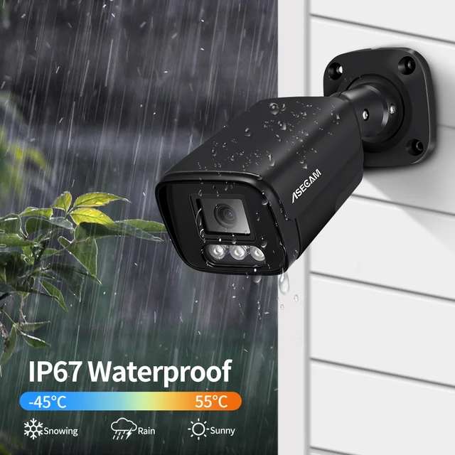 ASECAM 4K 8MP IP Camera Audio CCTV Recording Outdoor POE H.265 Onvif Metal Black 4MP Human Detection Surveillance Camera 6 ASECAM 4K 8MP IP Camera Audio CCTV Recording Outdoor POE H.265 Onvif Metal Black 4MP Human Detection Surveillance Camera 6