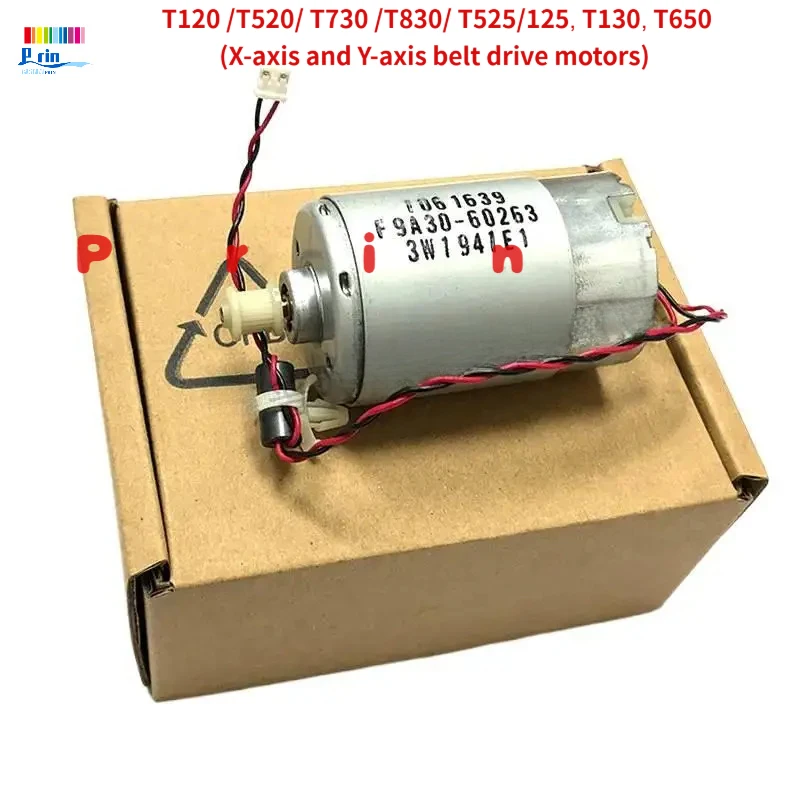 

Brand new original for HP T120 /T520/ T730 /T830/ T525/125, T130, T650 (X-axis and Y-axis belt drive motors)
