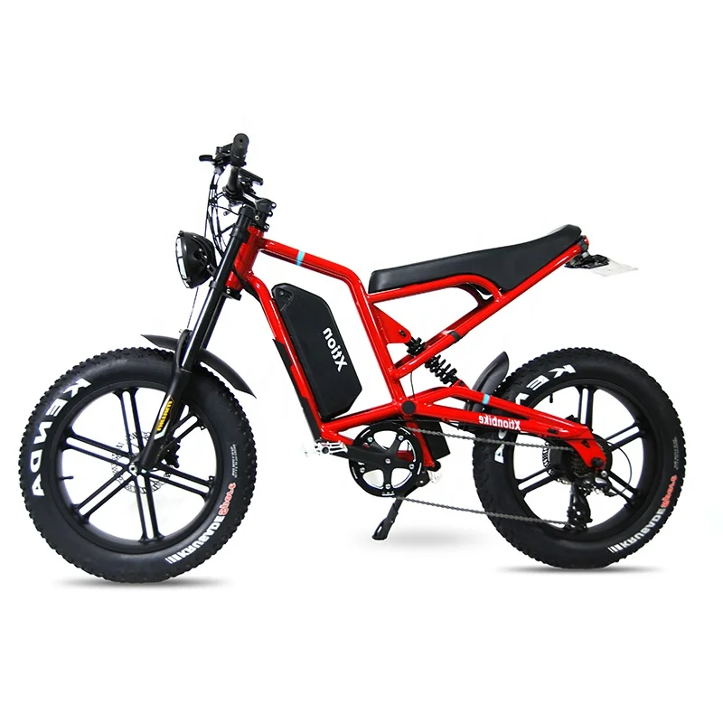 New Electric Mountain Bike 750W Electric Off road Electric Bicycle 20 inch Wide Tire Snow Ground Tire