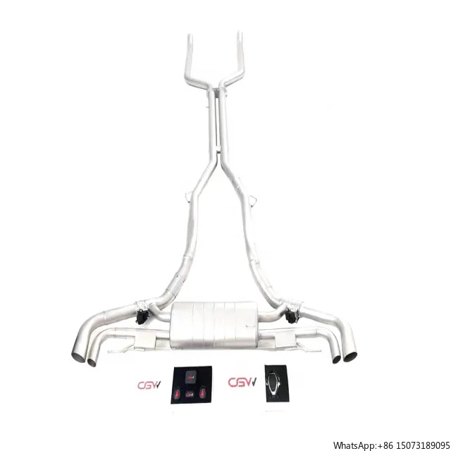 Direct Source of CGW High Performance Valve Exhaust Muffler Pipings for X7 4.4T AWD M50i with Remote Valve Control
