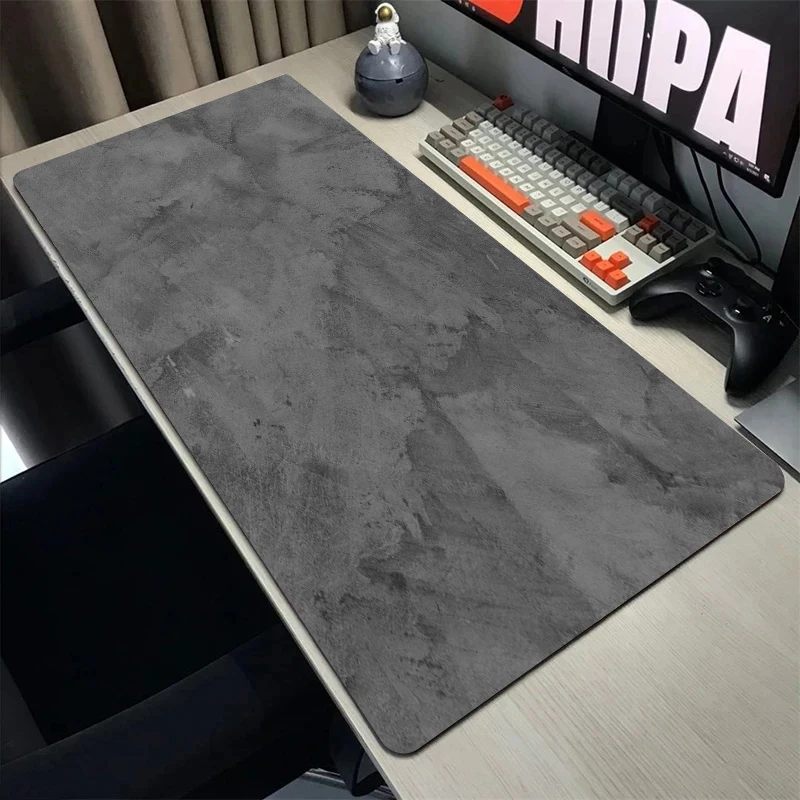 Gray Mouse Pad Mausepad Gamer Laptop Accessory Mousepads Gaming Mousepad Xxl Table Cushion Mouse Mat Aesthetic Deskpad Carpet