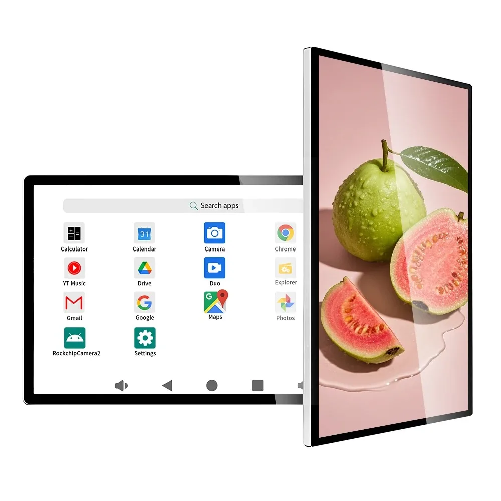 

Indoor Shopping Mall Wall Advertising Screen Commercial Display 4k Lcd Smart Screen Display Video Wall Mounted Digital Signage