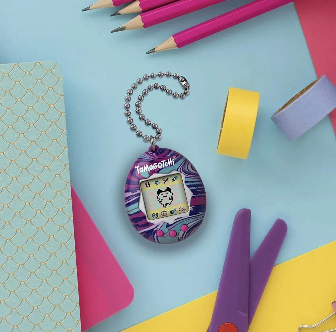 Bandai oryginalny Tamagotchi 25. rocznica elektroniczne wirtualne zwierzęta maszyna konsola do gier zabawki dla dzieci Kawaii urodziny prezent dla