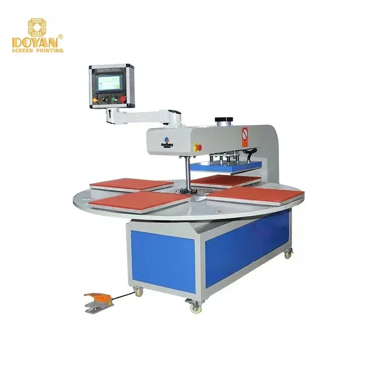 Fully Automatic Turntable Four-Station Heat Press Machine
