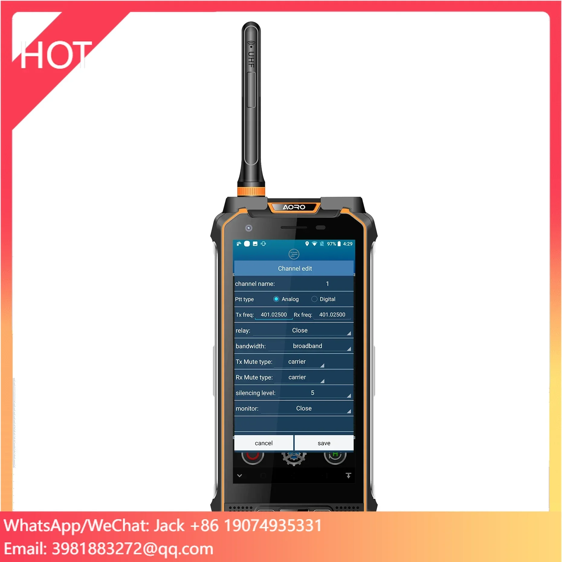 

AORO M5 Android 8.1 Cheap Android Phones Use LTE DMR PPT+POC Double Walkie Talkie Smartphone Rugged Mobile Phone