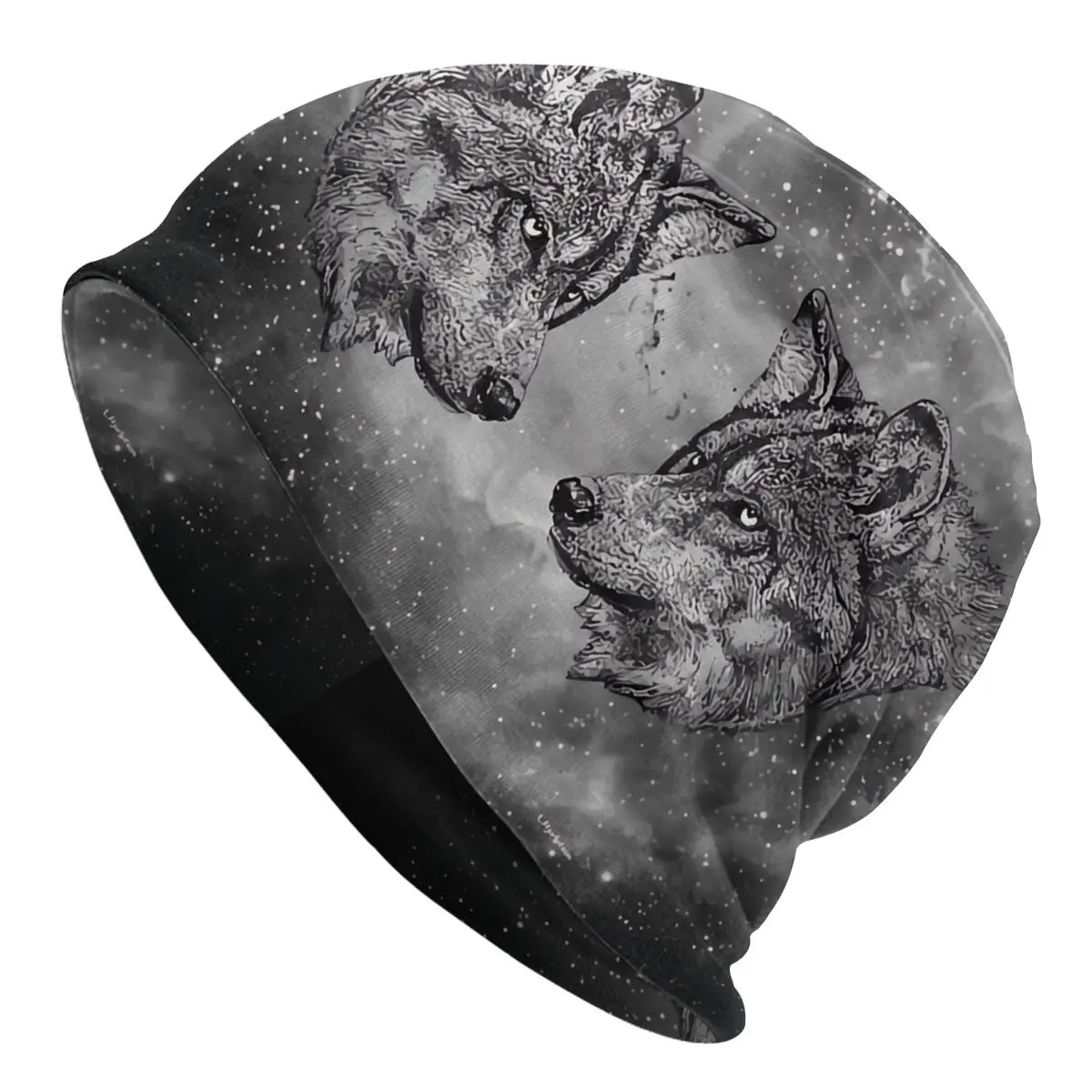 Odin’s Wolves Unisex Bonnet Cycling Double Layer Thin Hats For Men Women