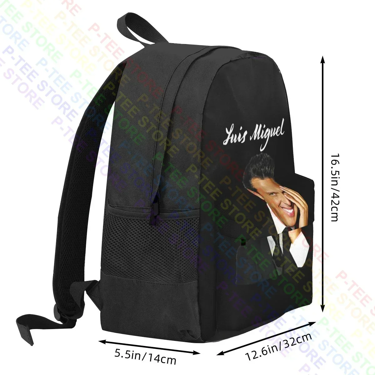 لويس ميغيل المغني يبتسم في جولة حقيبة ظهر ذات سعة كبيرة حقيبة أحذية لطيفة حقيبة الجمباز الملابس حقائب الظهر