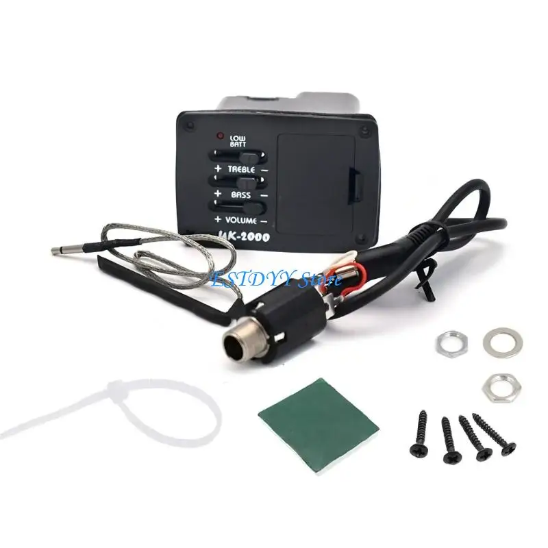 

G6DE Plastic Acoustic Guitar 2 Band Frequency Adjustment Component