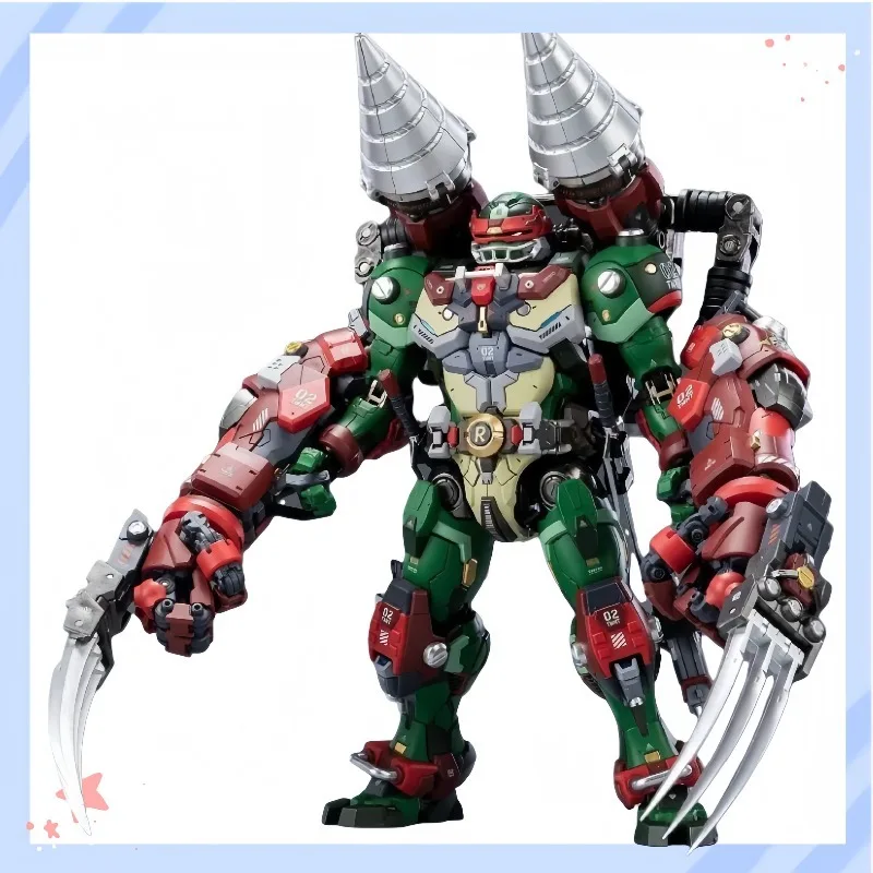 

【IN STOCK】 HEATBOYS Raphael Mechanical Turtle Series Finished Alloy Product Model Action Figures Collect Figurines