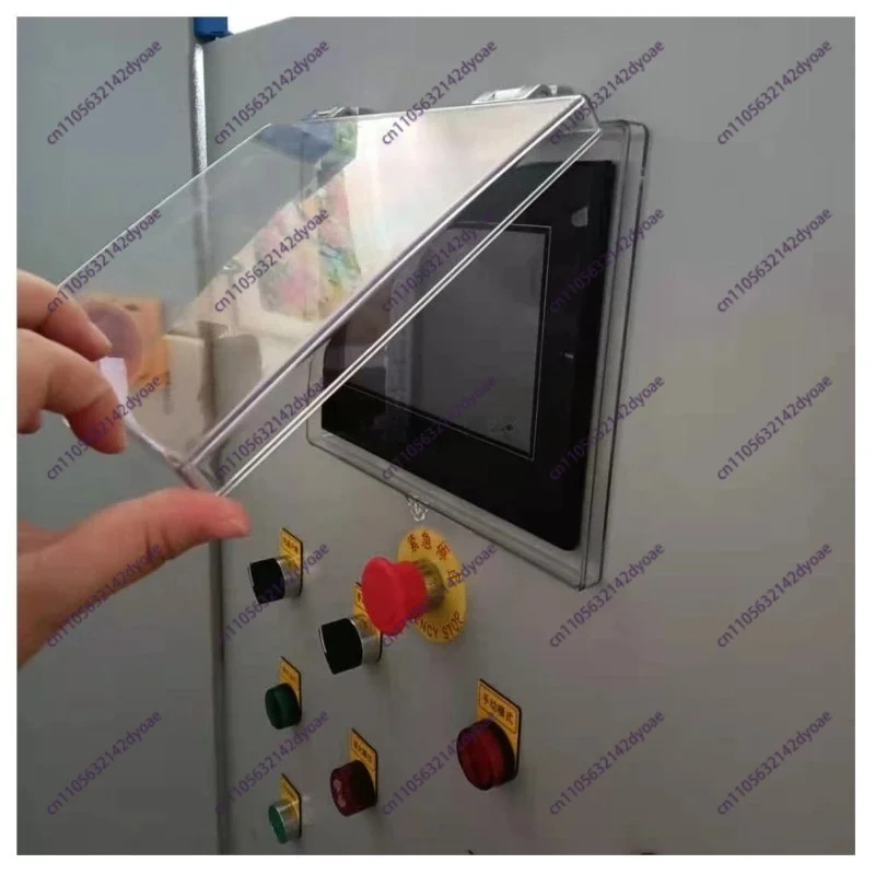 Customized 10 Inch Touch Screen Protective Shell Plastic Clear Cover Housing Case Transparent Lockable for HMI Panel Protection