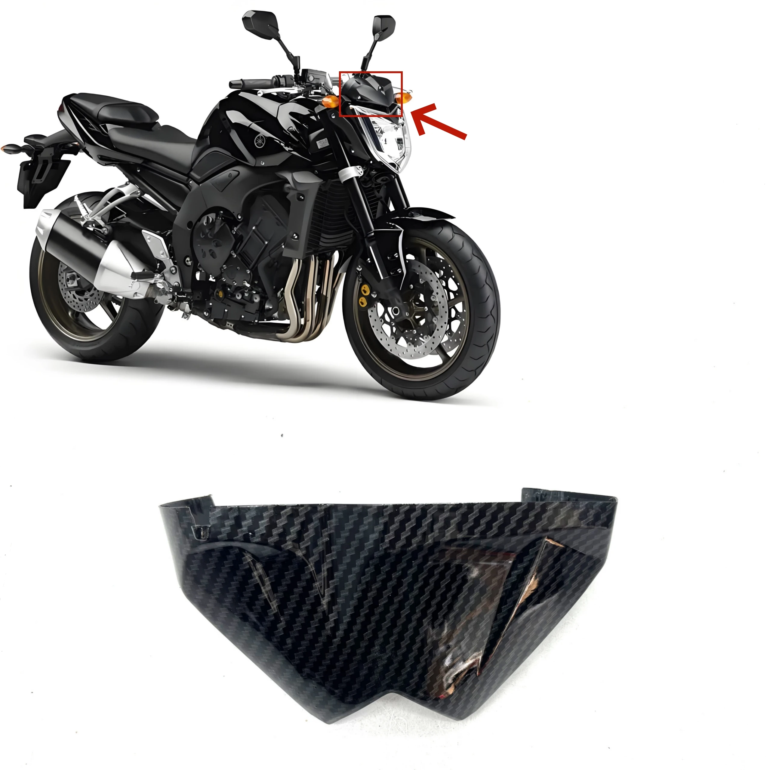 

Передняя крышка прибора, обтекатель для Yamaha XJ6 2009 2010 2011 2012, АБС-пластик, панель кузова, аксессуары для мотоциклов