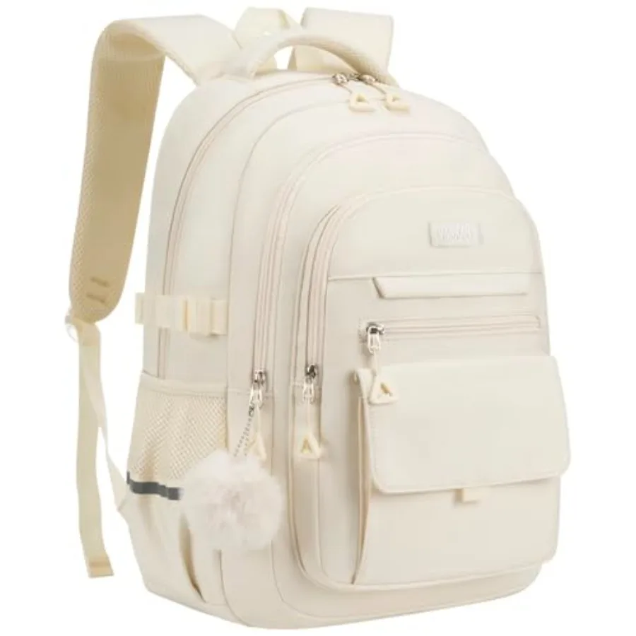 

Big Student Laptop Backpack for College Women Students, School Backpack Aesthetic Bookbag for Teen Girls Middle High School
