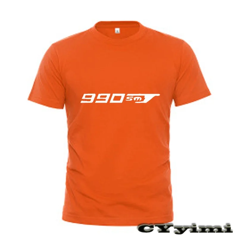 For  990 SMT 990SMT 09  T Shirt Men New LOGO T-shirt 100% Cotton Summer Short Sleeve Round Neck Tees Male