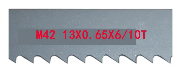 5 Stuks Draagbare Bandzaagbladen 1140 Bandzaagblad M42 Bimetaal Metaal Snijden 1140 1638 13 0.65mm 14/18 6 6/10 10/14 14 24TPI