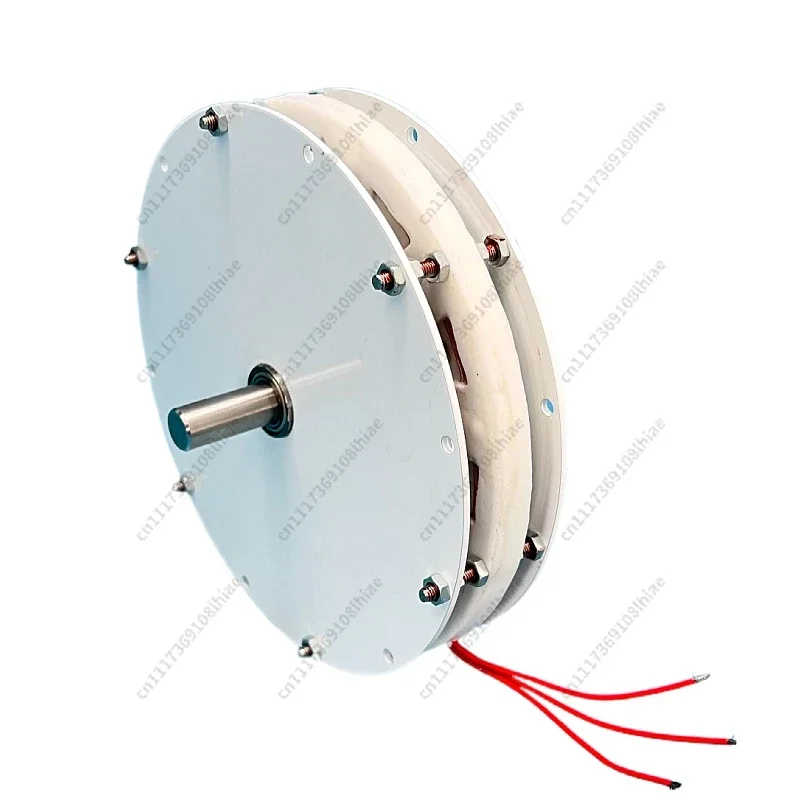 300 watt small low-speed low-resistance disc-type iron-core permanent magnet generator high-efficiency wind and hydraulic power