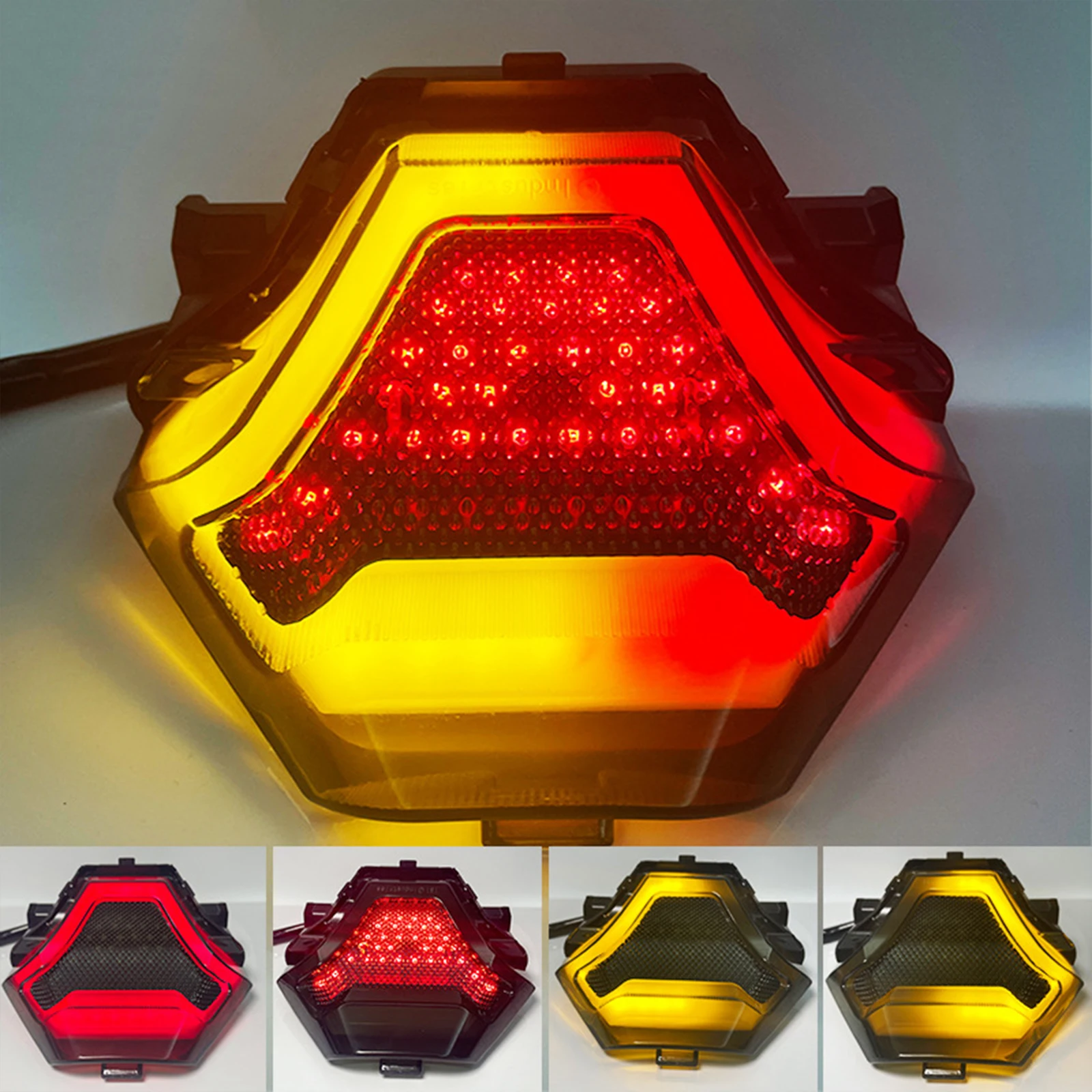 Motorcycle LED Taillight Moto Rear Brake Light Indicator Lamp for Yamaha MT03 MT25 2014-2020 R3 R25 2013-2020 MT07 2013-2017