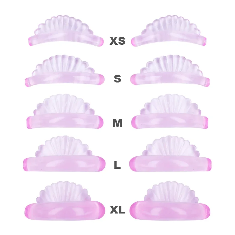 6Pairs Eyelash Perming Curler Lift Pads 3D Lashes Perm Rods Shell Silicone Lash Lifting Kit Makeup Beauty Tool