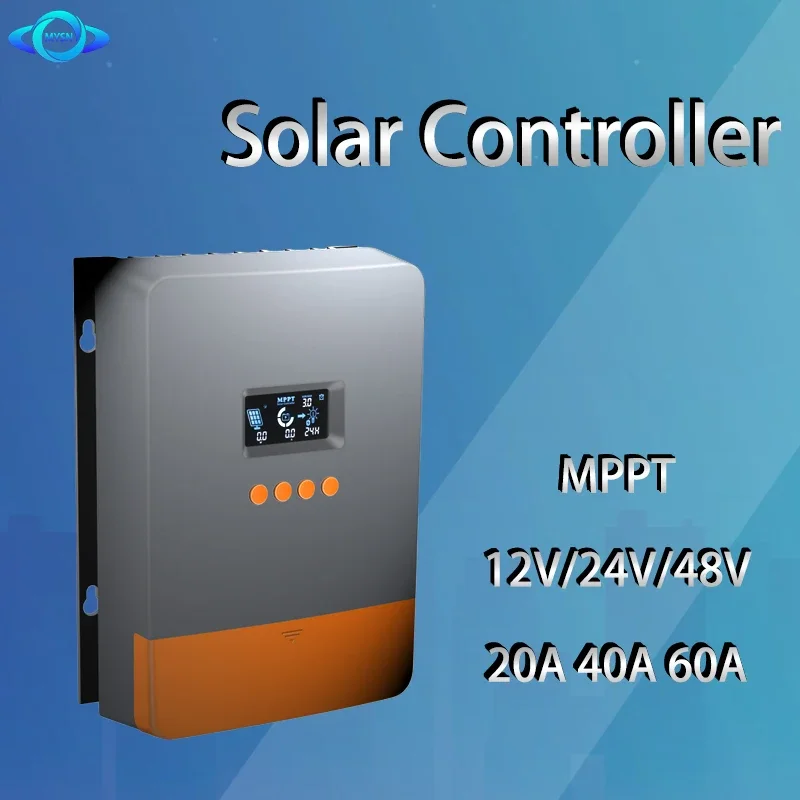 

MPPT Solar Controller 60A 40A 20A Fully Automatic Charging And Discharging Universal 12v 24v 36v 48v With USB