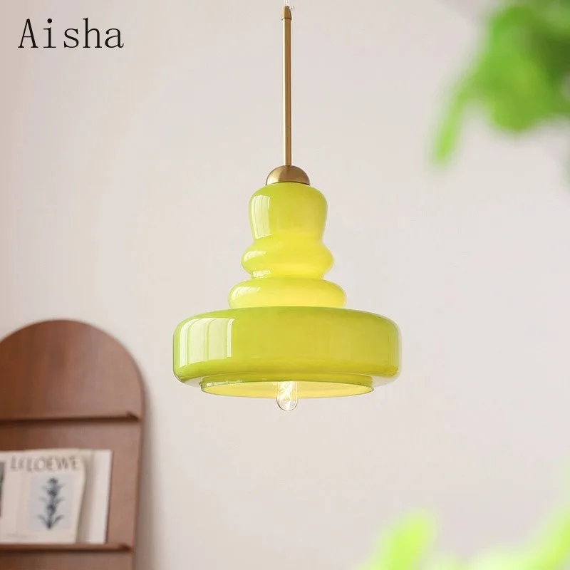 Bauhaus Glass Pendant Light Ceiling Suspension Luminaire Hang Light Fxiture Kitchen Island Bedroom Living Dining Room