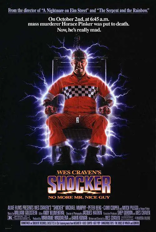 Movie Shocker (1989) silk Poster Decorative Wall Painting